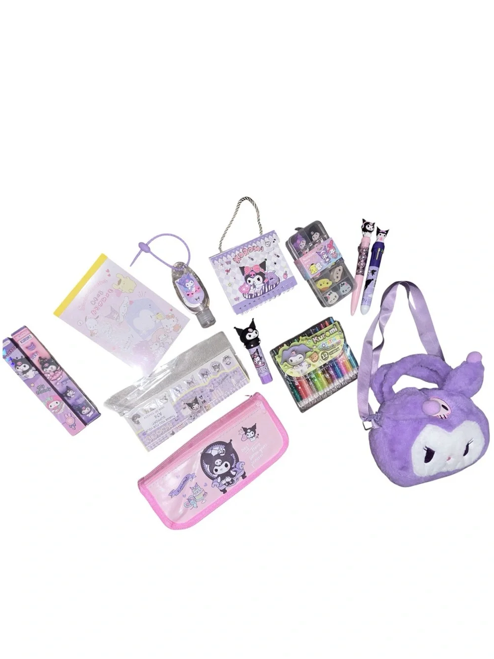 Kuromi Sanrio Stationery Bundle